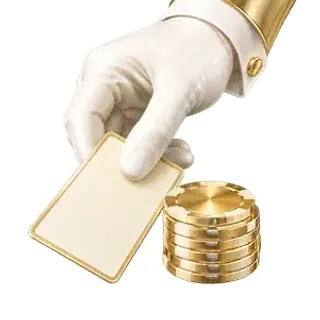 Hand dealing card — Joe Fortune